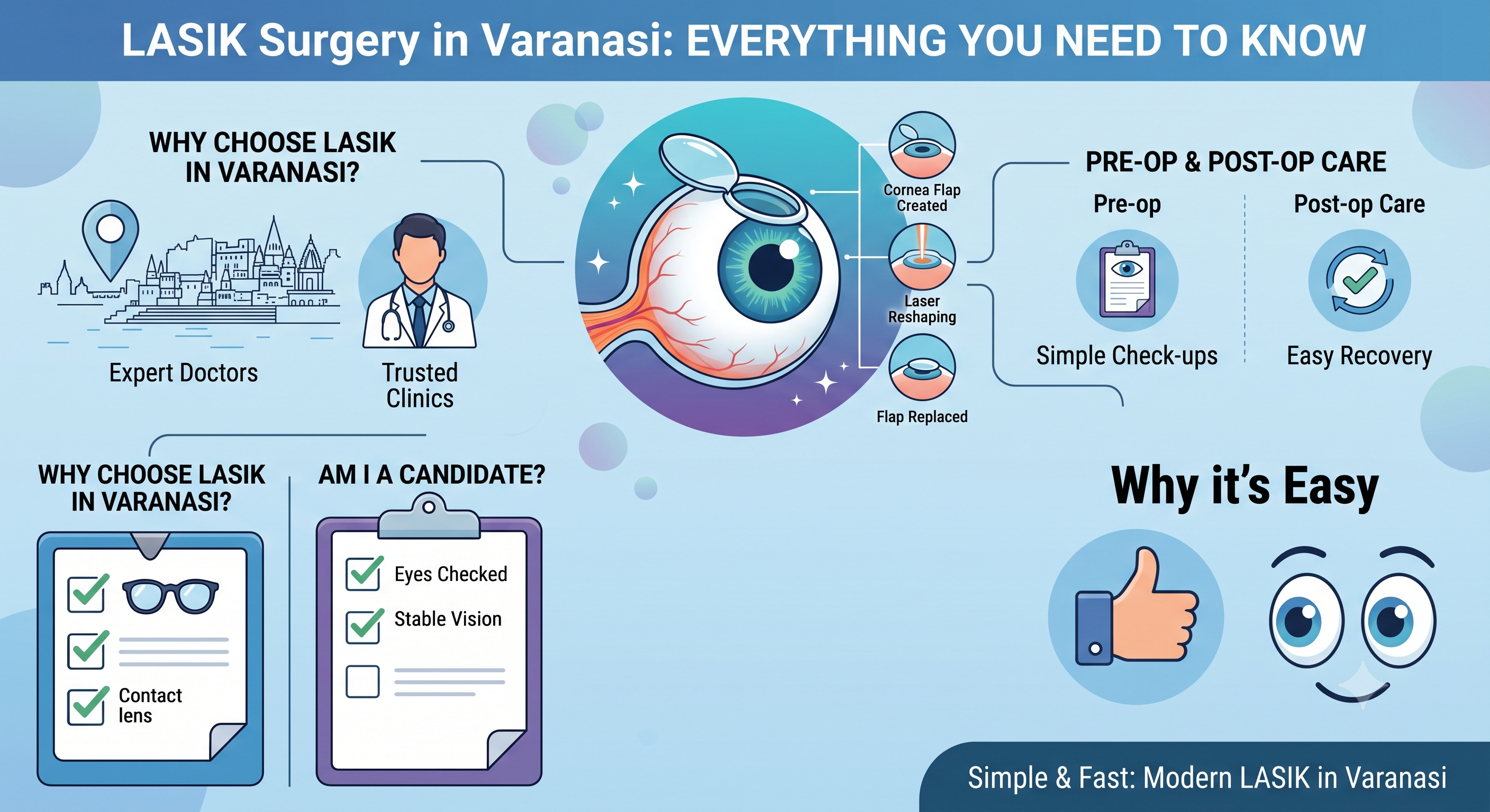 LASIK Surgery in Varanasi: Everything You Need to Know Before Choosing Vision Correction