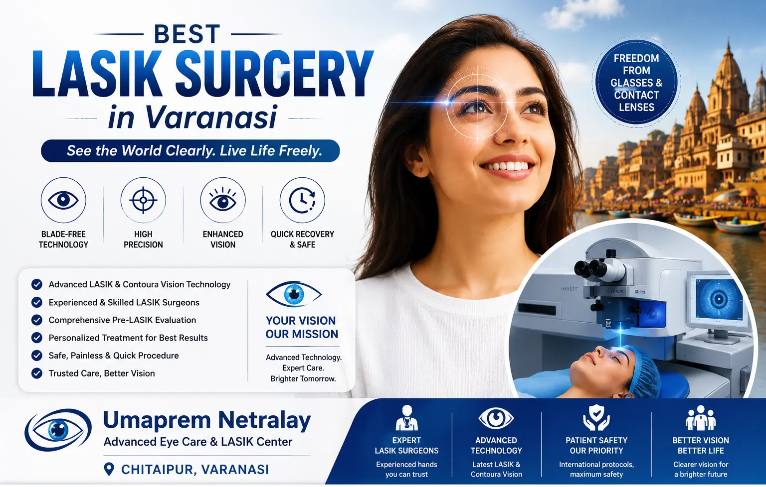 Best LASIK Surgery in Varanasi | Umaprem Netralay