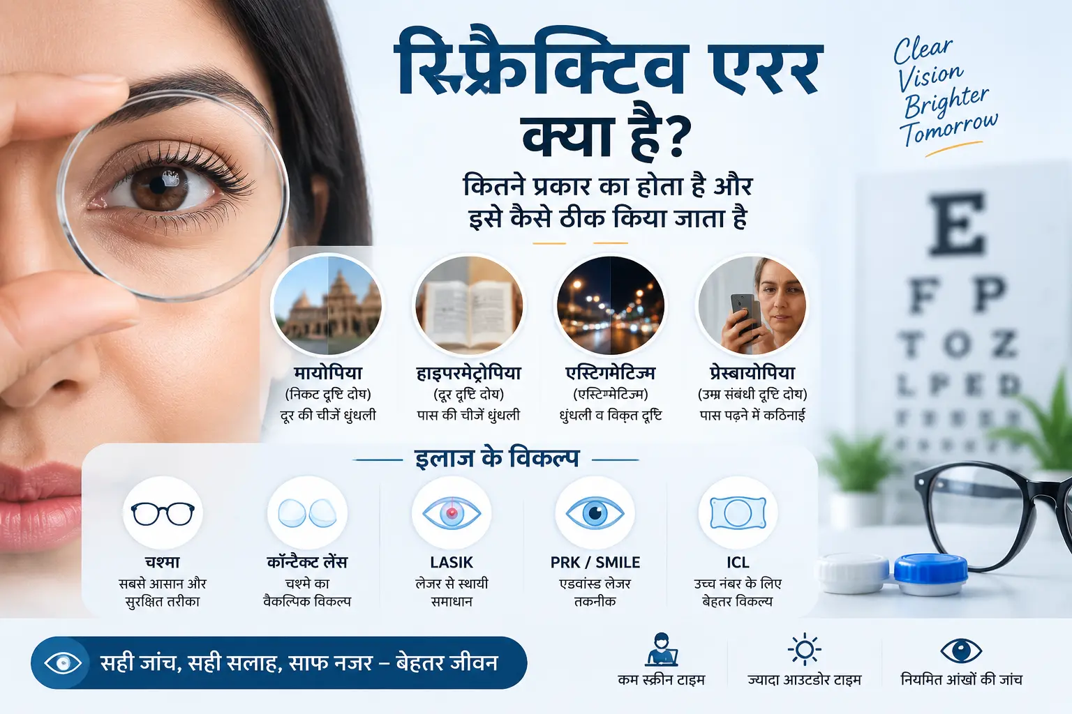 Refractive Error: Causes, Types &amp;amp;amp; Treatment Guide
